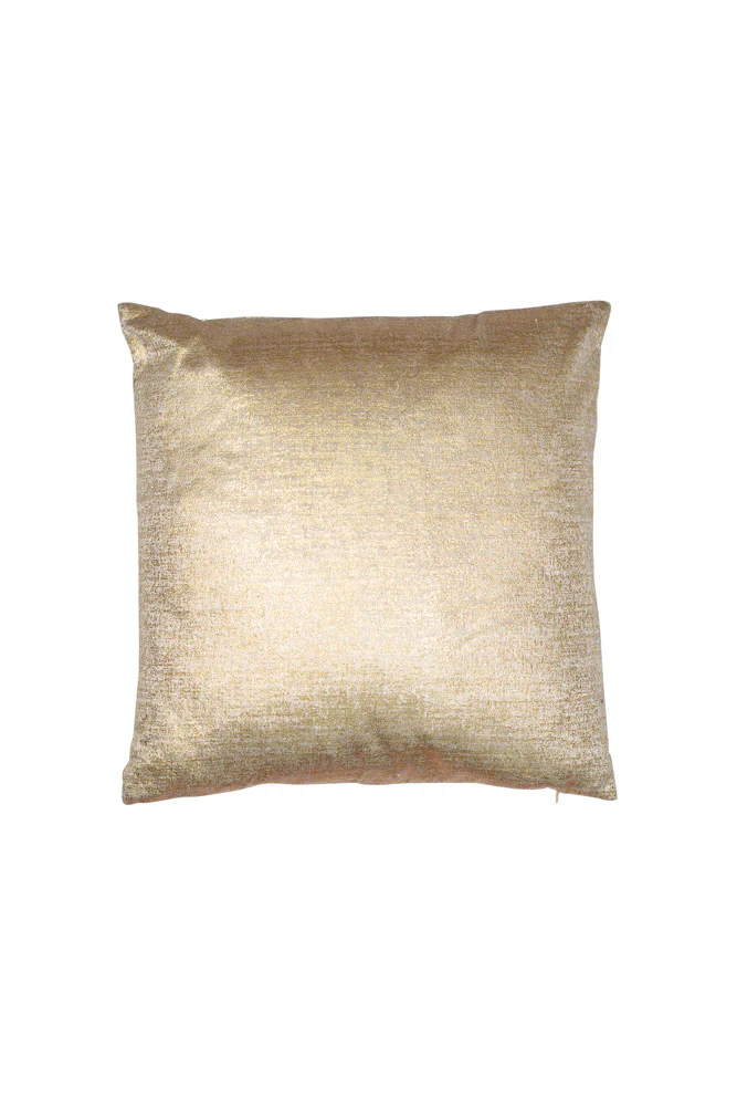 Gold Metallic Velvet Cushion - Image 6