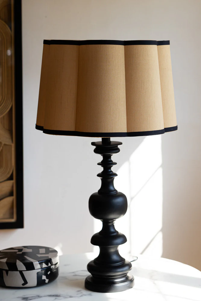 Gold Scalloped Easyfit Lampshade - Image 3