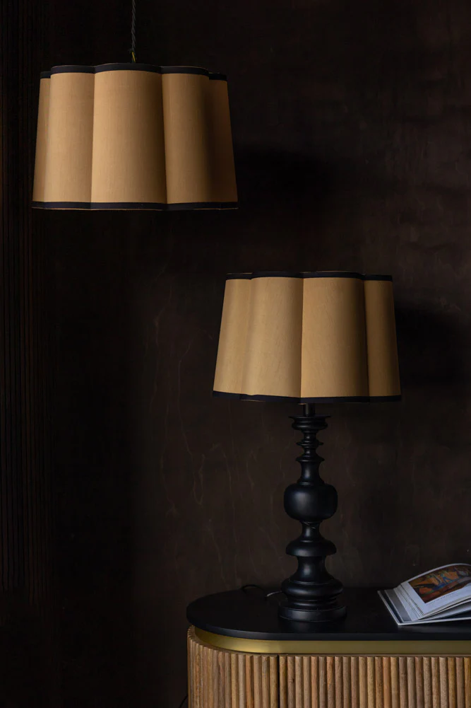 Gold Scalloped Easyfit Lampshade - Image 7