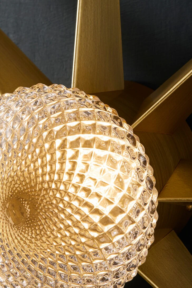 Gold Starburst Wall Light - Image 2