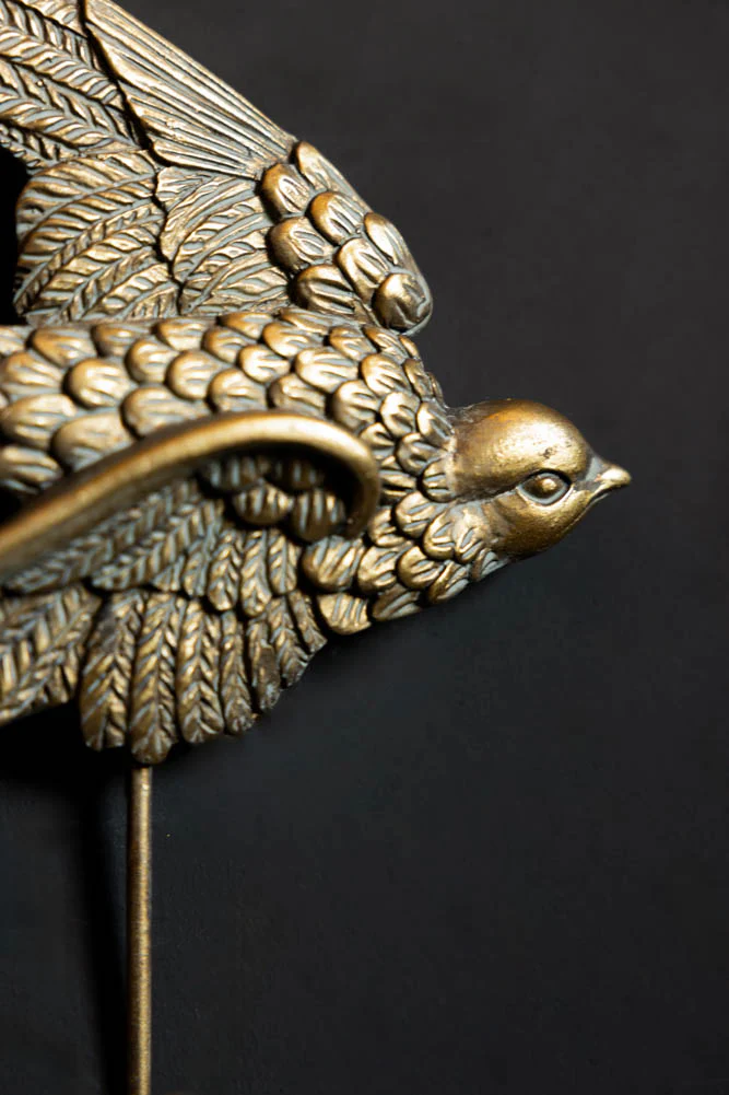 Gold Swallow Coat Hook - Image 4