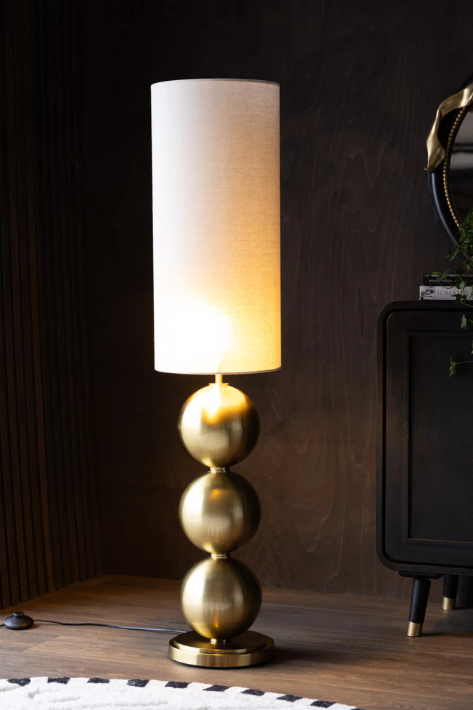 Golden Balls Floor Lamp
