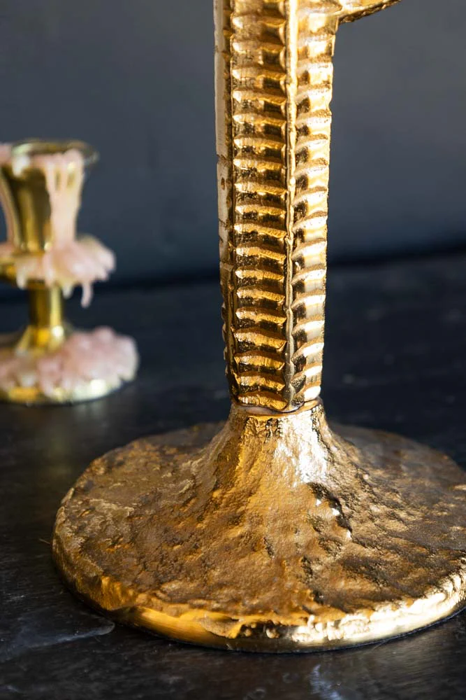 Gorgeous Gold Cactus Candle Holder - Image 4