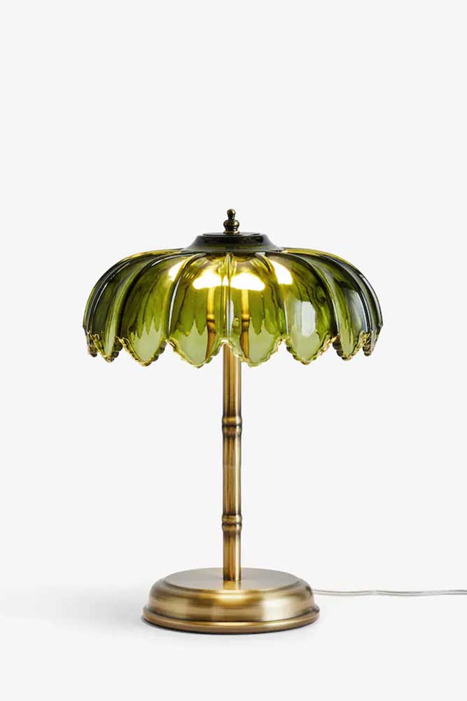 Gold & Green Desert Table Lamp - Image 4