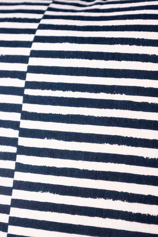 Green Velvet & Monochrome Stripe Embroidered Tiger Cushion Cover - Image 5