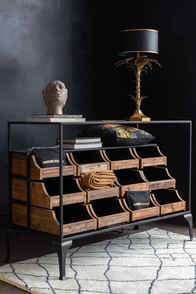 Haberdashery 12 Drawer Shop Counter With Glass Top - Image 9