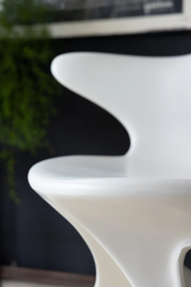 HKLIVING Cream Dining Chair - Image 4