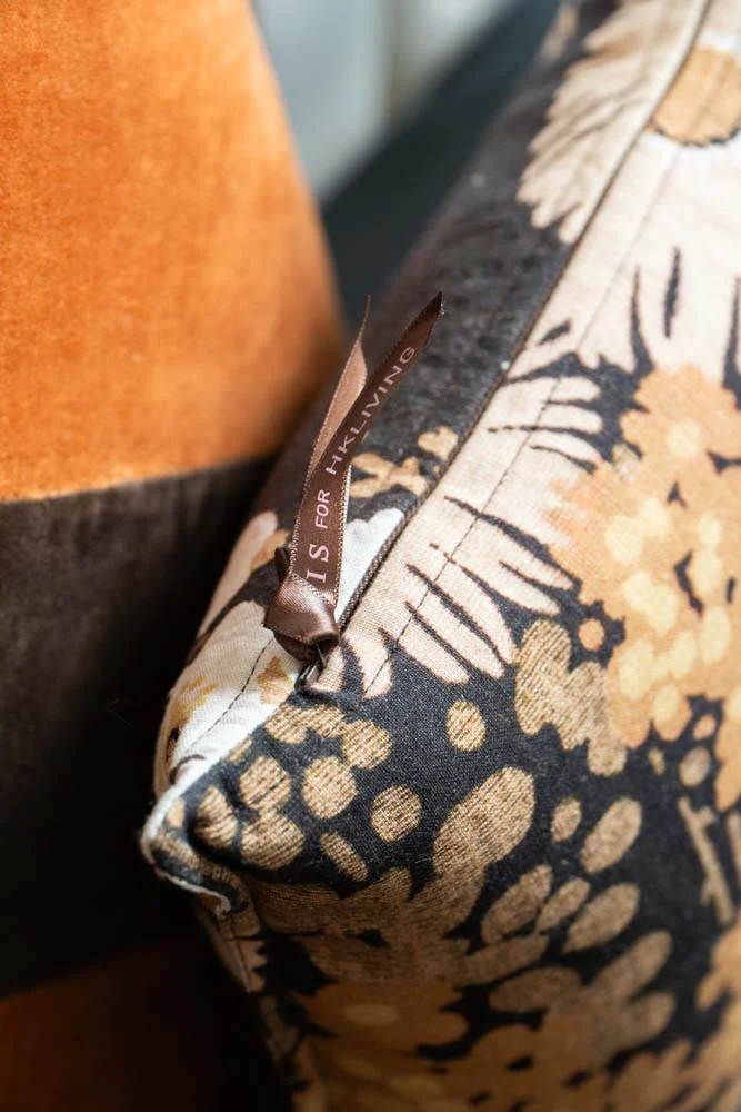 HKLIVING Dark Florals Cotton Cushion - Image 5