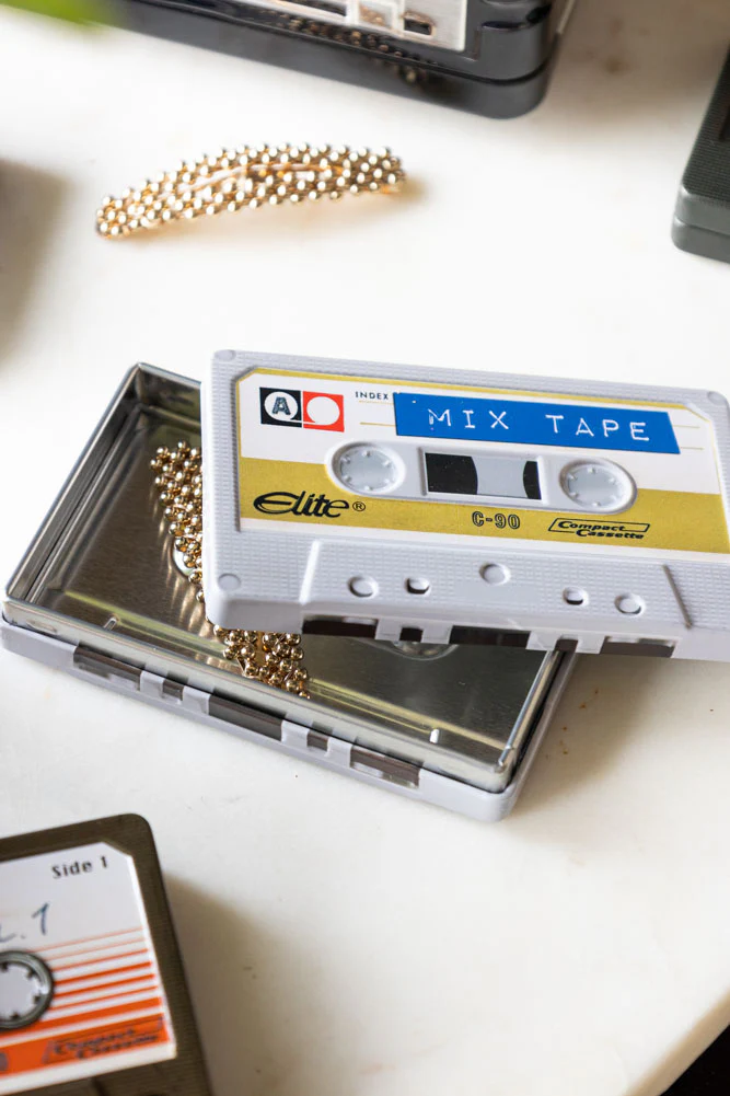 I Made You A Mix Tape Cassette Tape Storage Tin - Image 3