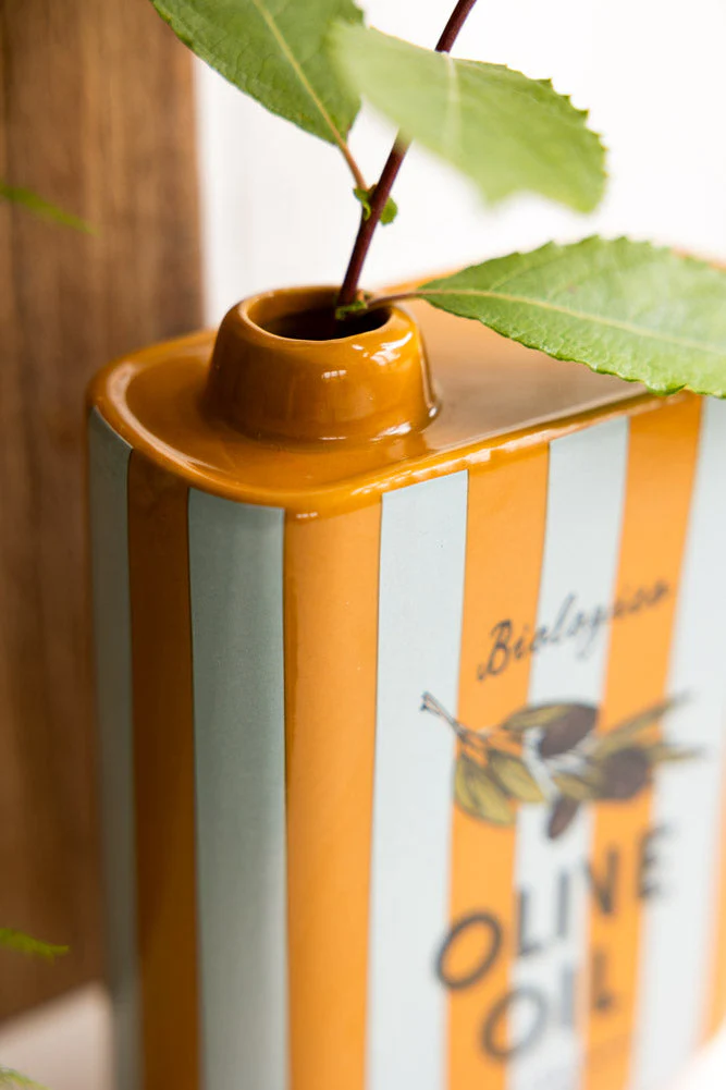 Italiana Stripe Olive Oil Vase - Image 3