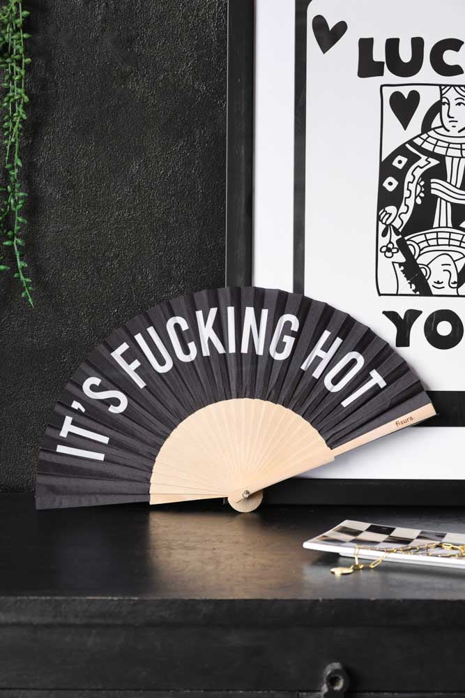 It's Fucking Hot Wooden Fan - Image 3