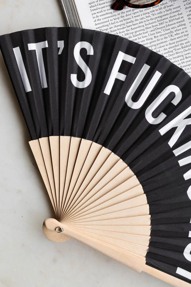 It's Fucking Hot Wooden Fan - Image 4