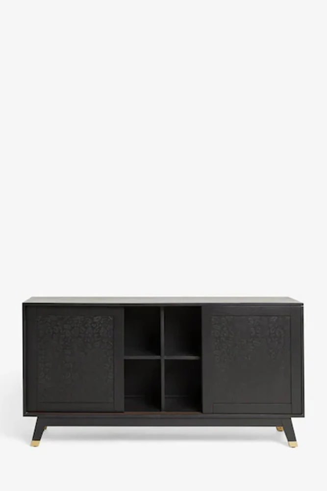 Large Black Leopard Print Sideboard - Image 4