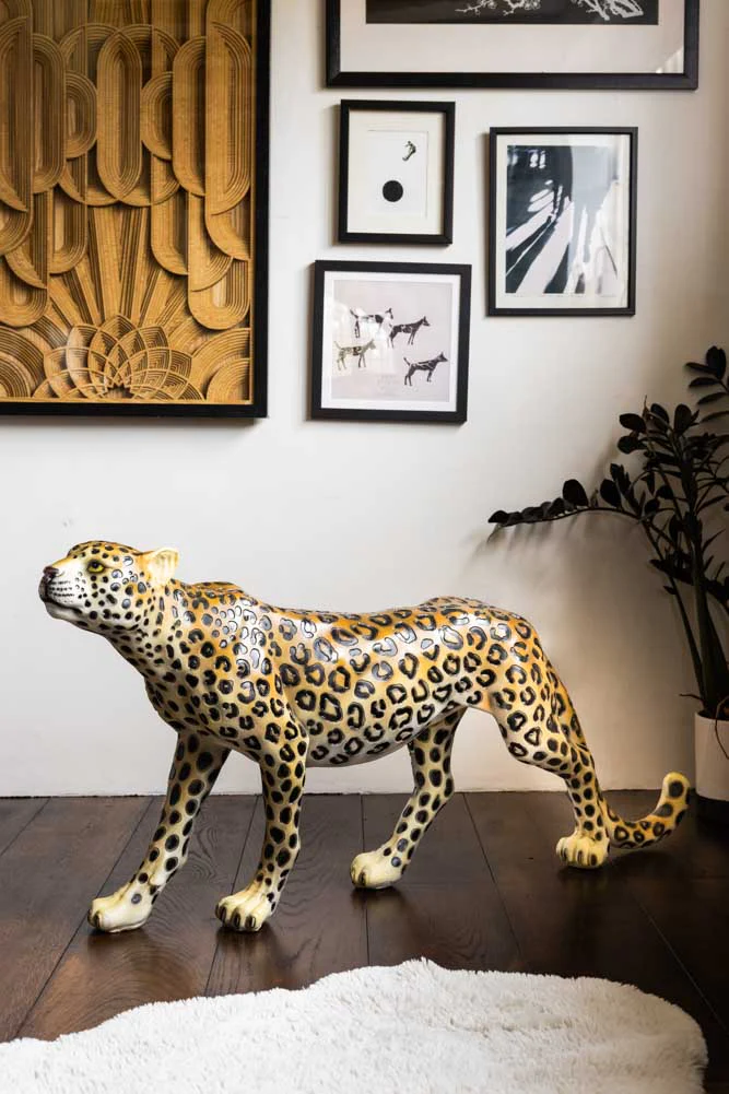 Large Leopard Statue - Image 3