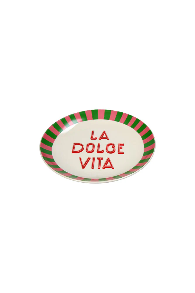 Large White La Dolce Vita Plate - Image 6
