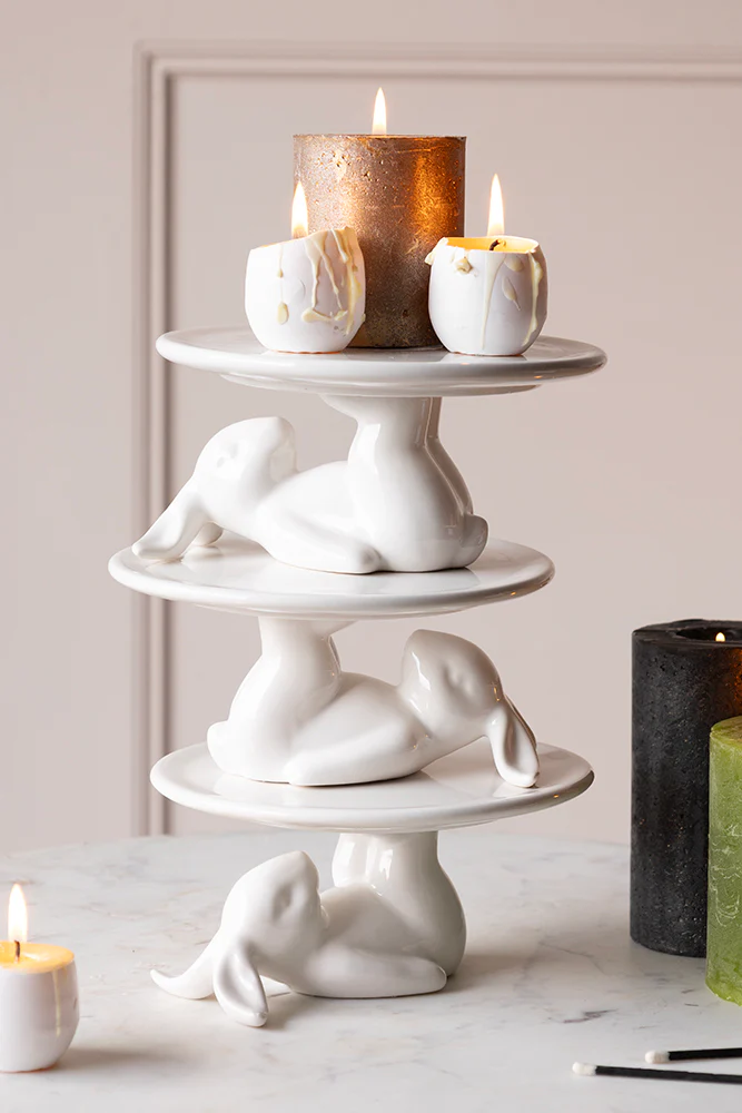 Lazy Rabbit Cupcake Plate - Image 2