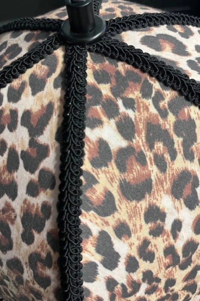Leopard Love Print Double Tassel Edge Ceiling Light - SAMPLE - Image 6