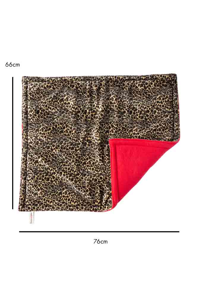 Leopard Print Pet Padded Blanket - Image 8