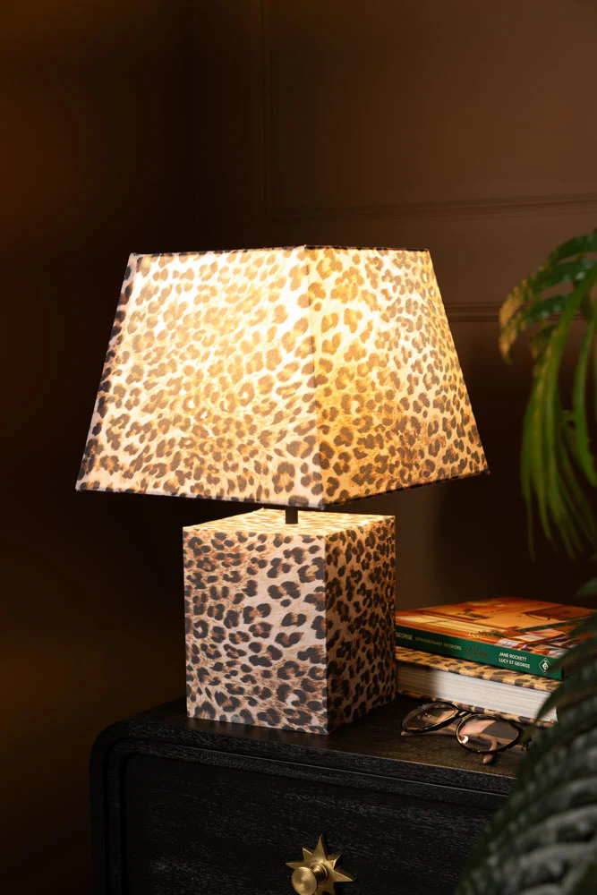 Leopard Print Table Lamp - Image 3