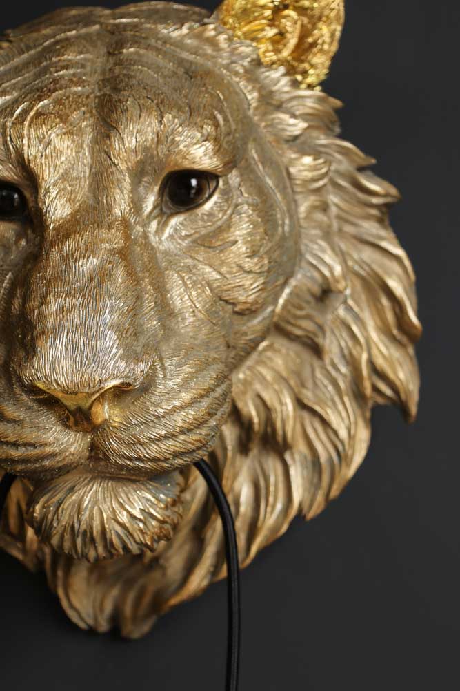 Lion Head Wall Light - Image 2