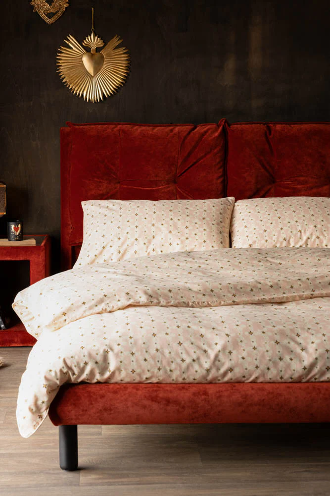 Lounge Lover Bed in Luxe Needlecord Velvet - Burnt Orange - Available In 3 Sizes - Image 2