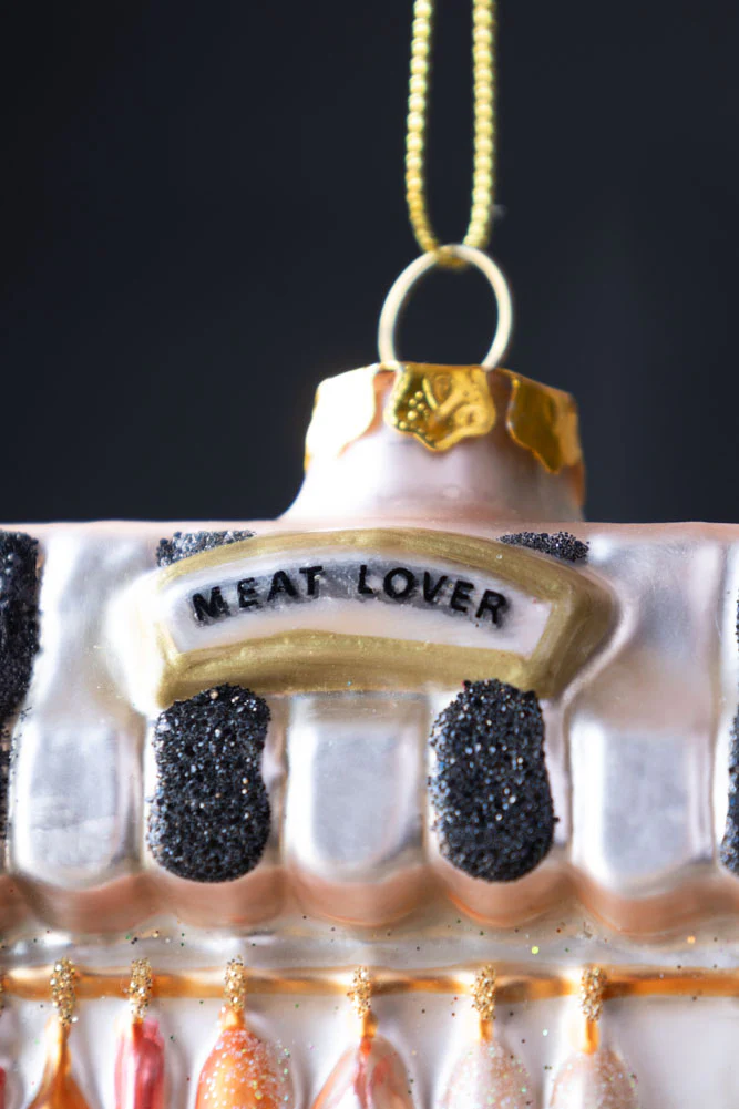 Meat Trader Glass Christmas Tree Decoration - Image 3