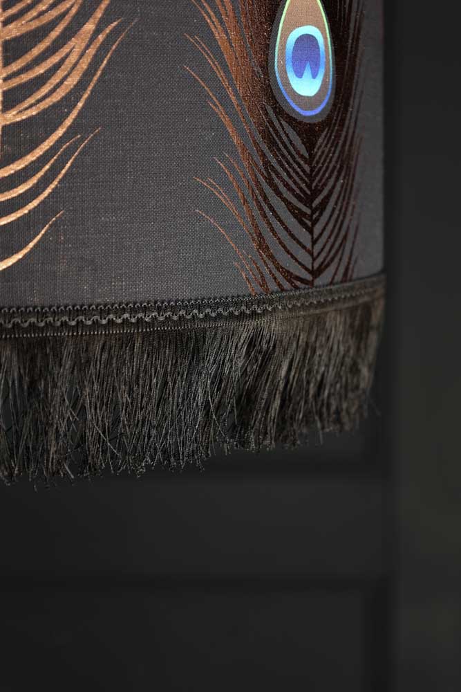Mind The Gap Peacock Feather Lamp Shade - 3 Sizes Available - Image 4