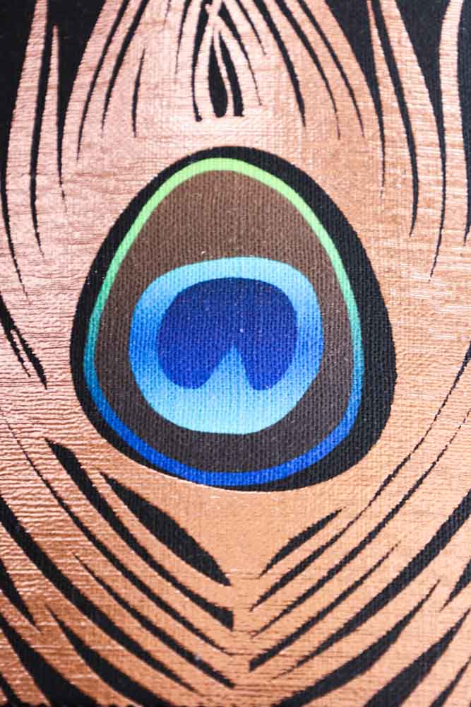 Mind The Gap Peacock Feather Lamp Shade - 3 Sizes Available - Image 7