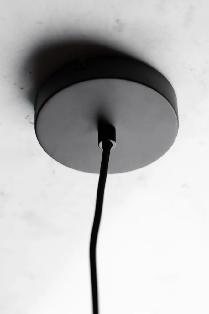 Monochrome Leopard Print Tassel Edge Ceiling Light - SECONDS - Image 10
