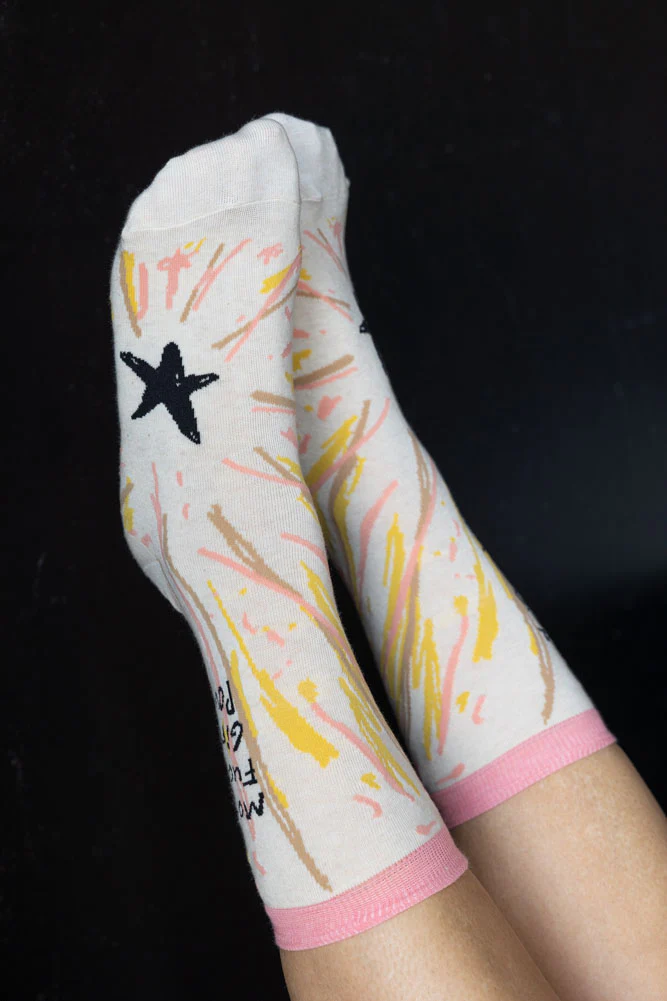 Mother Fucking Girl Power Womens Crew Socks - Image 5