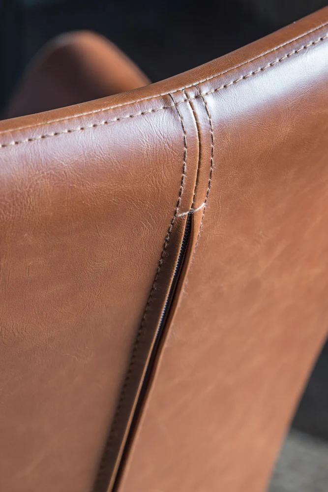 Moulded Swivel Chair Mocha - Image 4