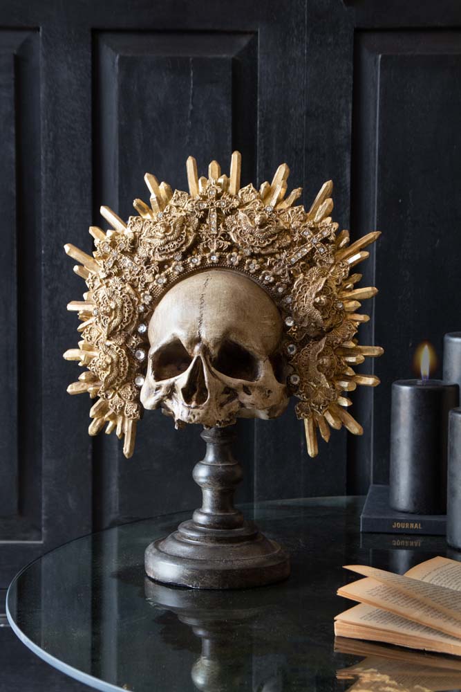 Natural King Skull Ornament - Image 2