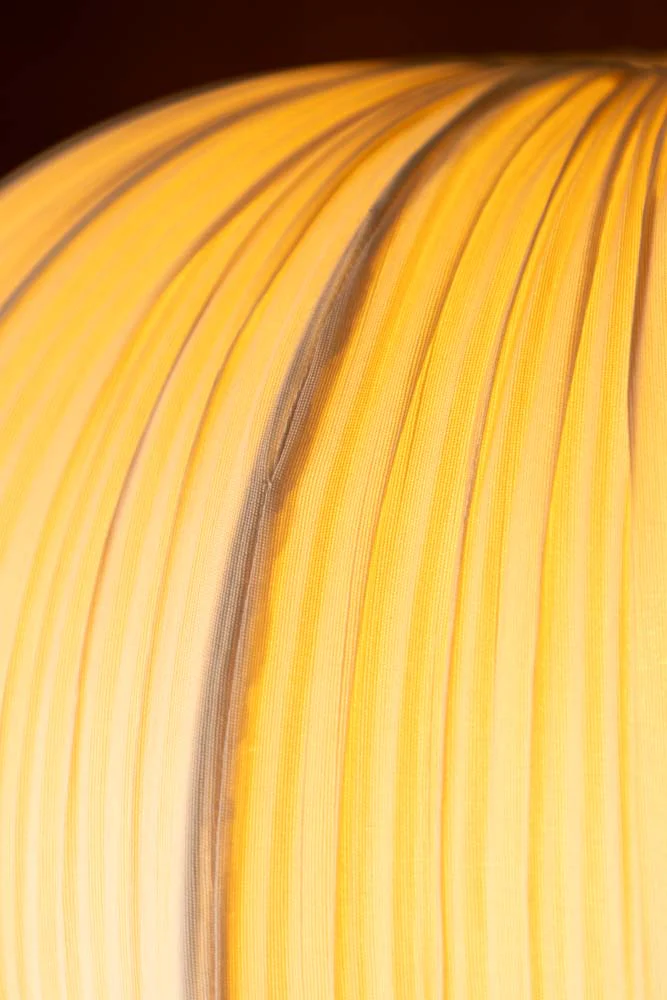 Neutral Pleated Fabric Ceiling Light - Image 6