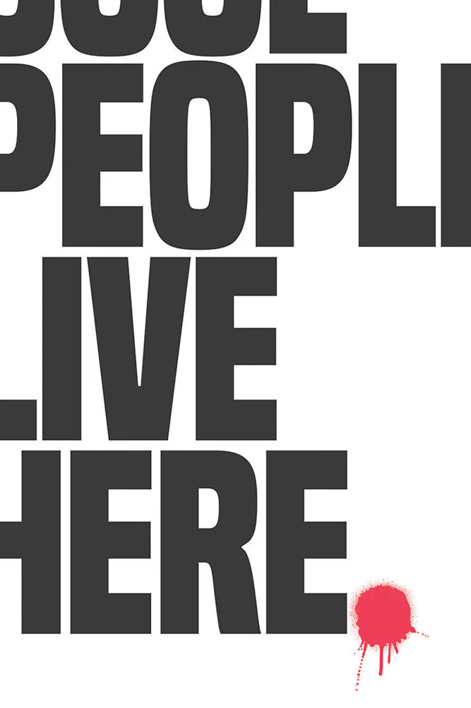 Only Cool People Live Here Art Print - Unframed - Image 4