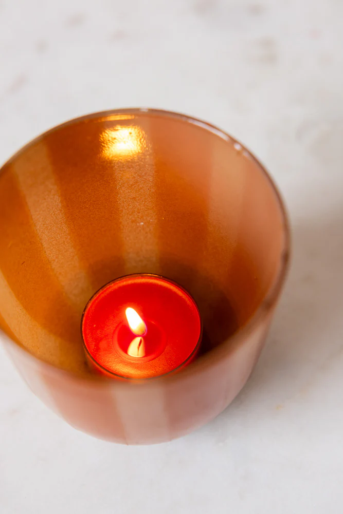 Pack of 20 Tealight Candles in Deep Red - Image 5