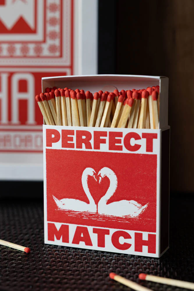 Perfect Match Swan Matchbox