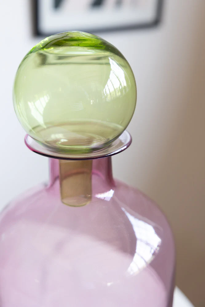 Pink & Green Apothecary Bottle - Image 3