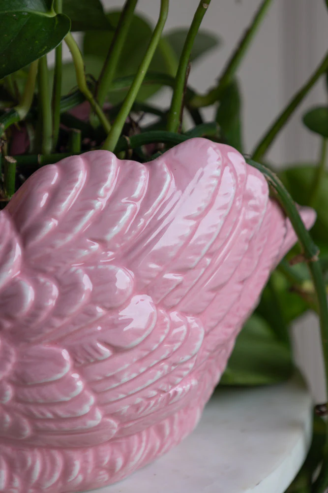 Pink Swan Display Bowl - Image 6