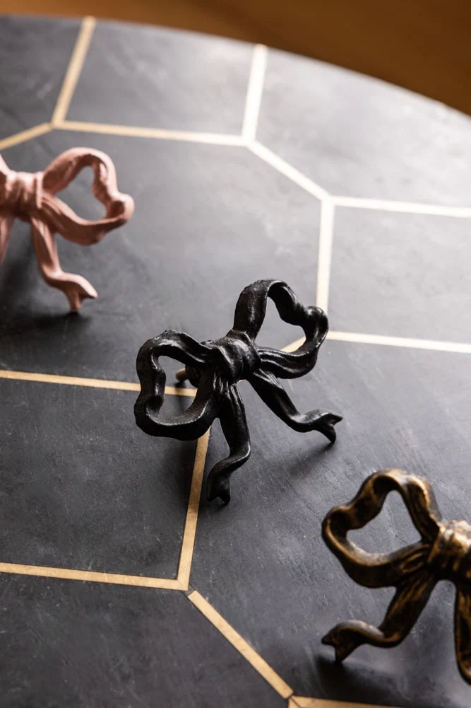 Pretty Black Bow Cupboard/Drawer Knob - Image 2