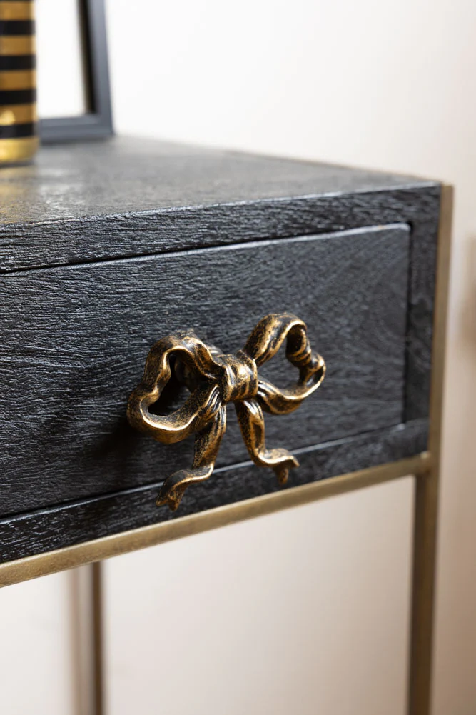 Pretty Gold Bow Cupboard/Drawer Knob - Image 2