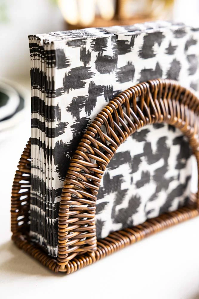 Rattan-Style Napkin Holder - Image 3