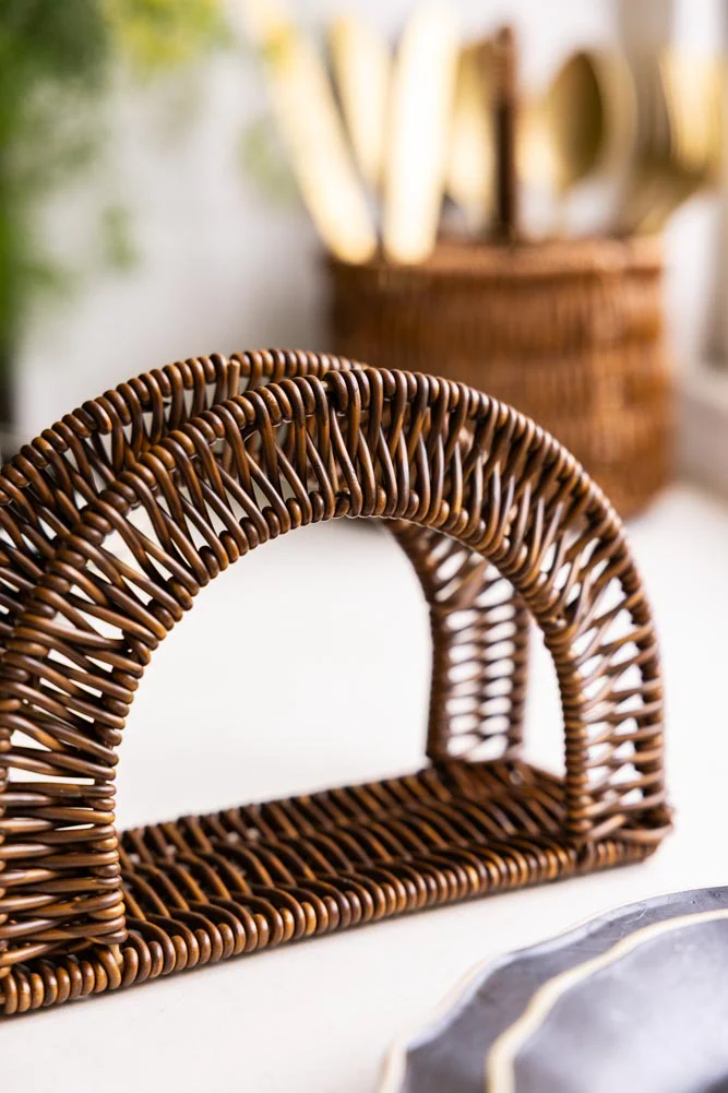 Rattan-Style Napkin Holder - Image 5