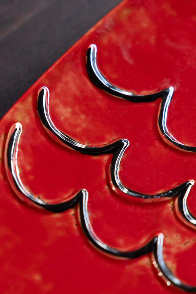 Red Fish Serving Dish - Image 2