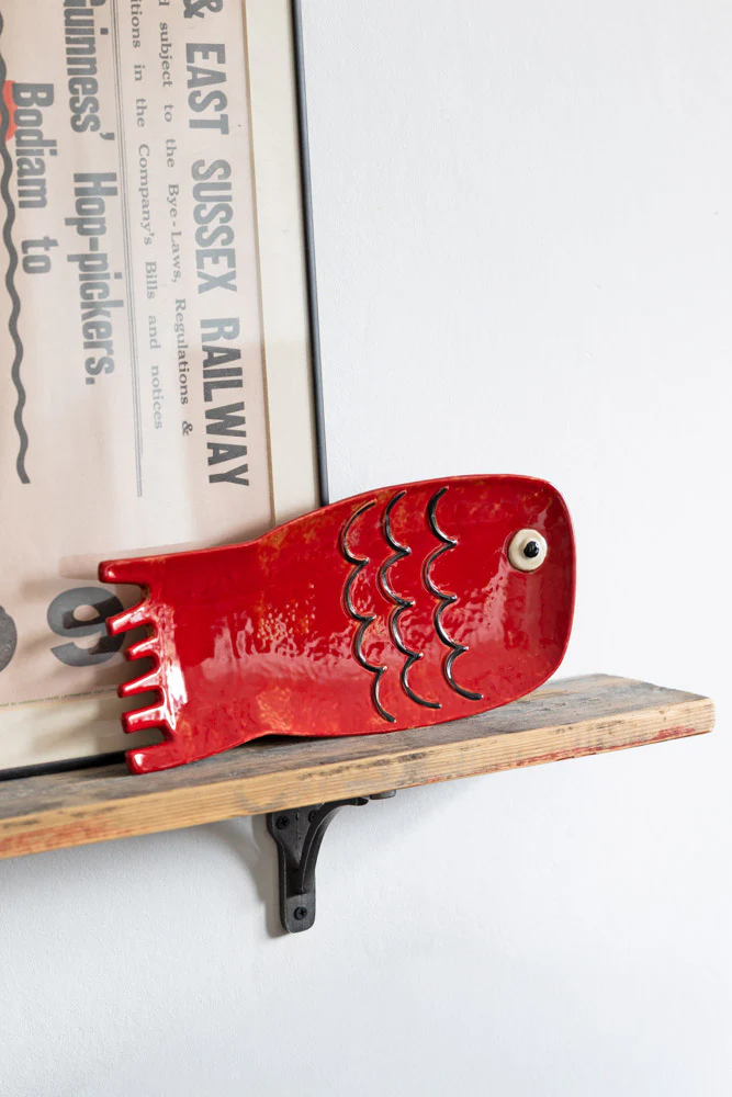 Red Fish Serving Dish - Image 3