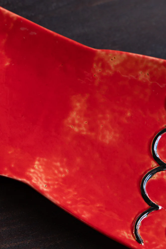 Red Fish Serving Dish - Image 5
