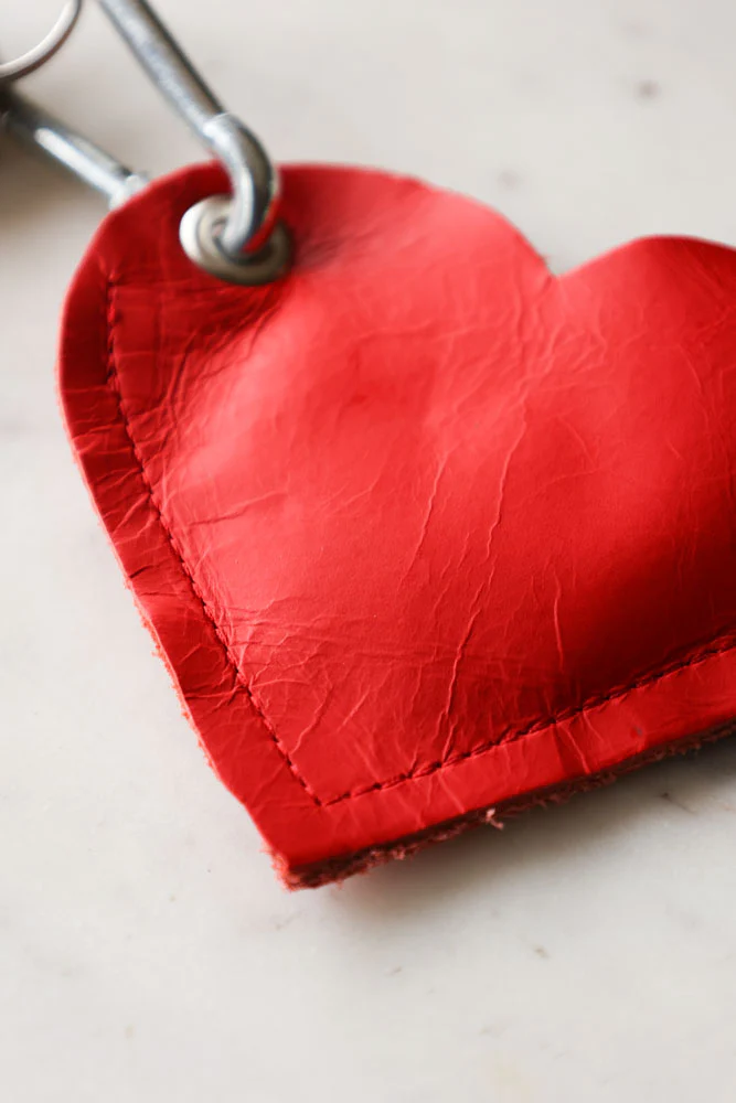 Red Heart Dog Poo Bag Pouch - Image 5