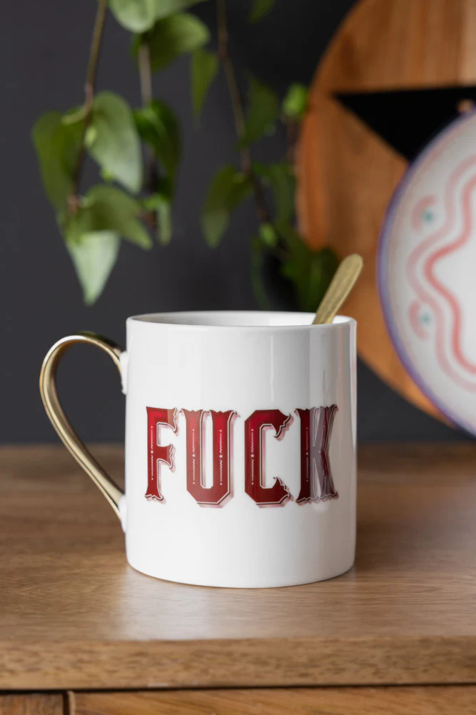 Red & Pink Fuck Mug - Image 2