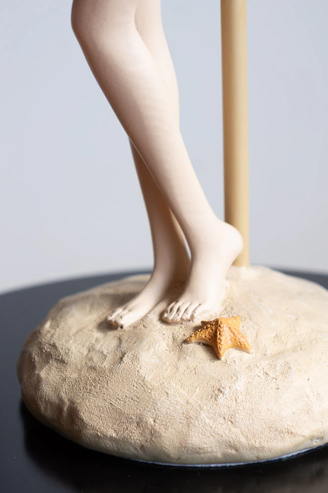 Retro-Style Bather Table Lamp with Globe - Image 4