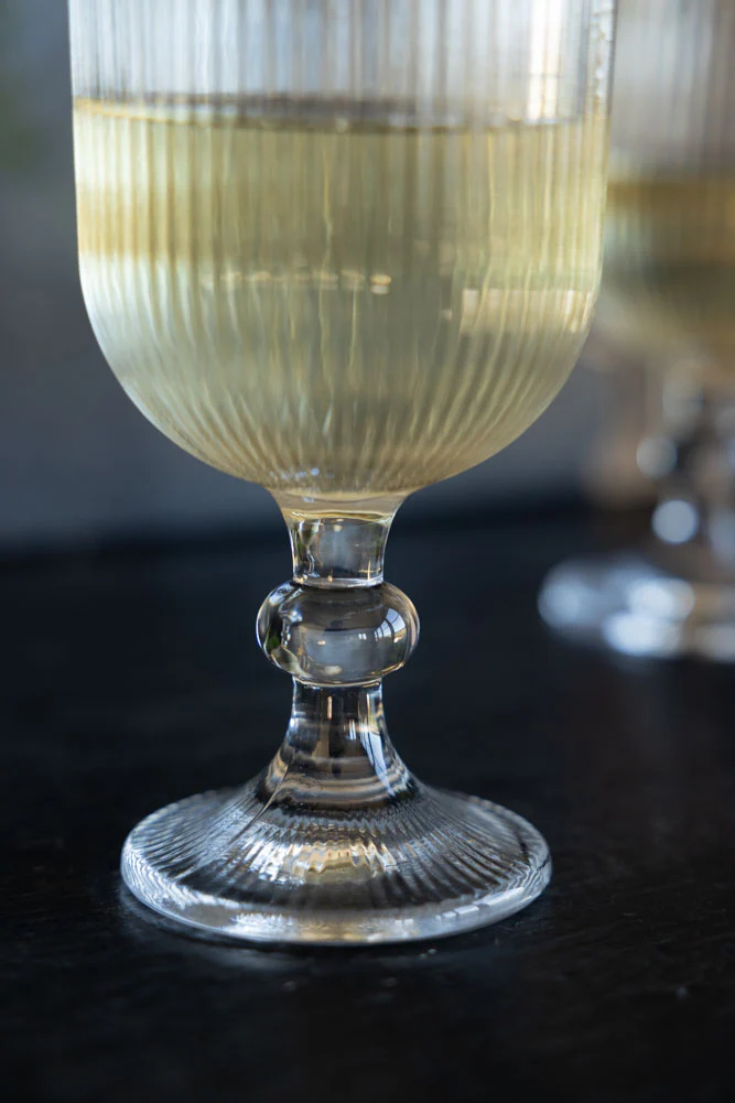 Ribbed Wine Glass - Image 6