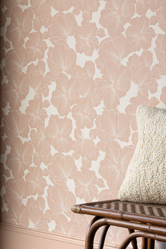 Rockett St George Bohemian Bloom Blush Wallpaper - Image 7